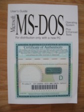 MS-DOS 6.22 'Guida utente'