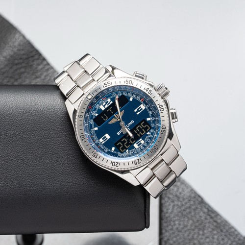 Breitling a68362 blue - breitling, b-1