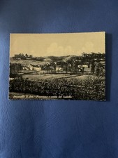 CARTOLINA SERRAVALLE D' ASTI - PANORAMA E VEDUTA DEL CASTELLO - VIAGGIATA 1956
