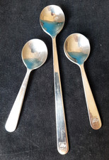 TRE CUCCHIAINI ILLY CAFFE' ACCIAIO INOX 18/10 DUE UGUALI UNO PIU' LUNGO