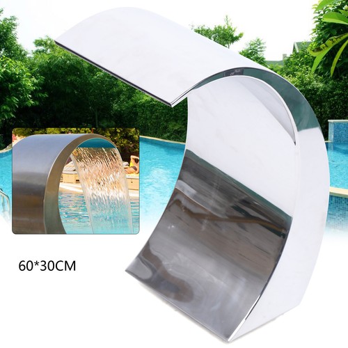 Fontana per piscina acciaio - per,