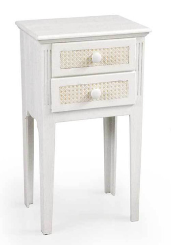 Comodino cassetti shabby - comodino,