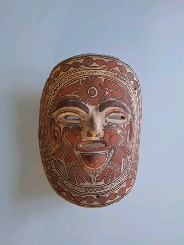 Maschera maya terra cotta - maya,