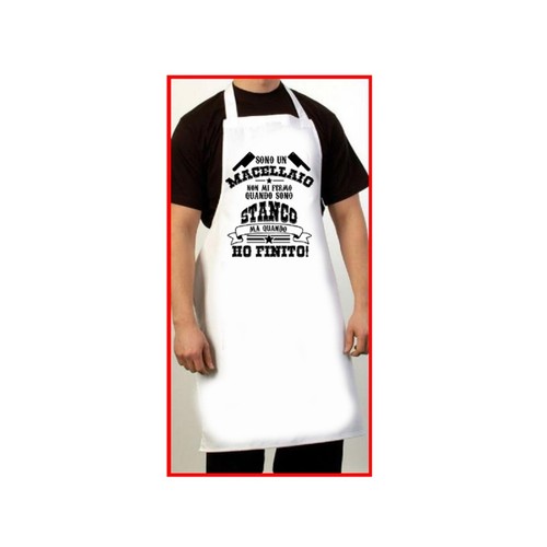 Grembiule bianco cucina - grembiule,