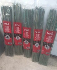 Bond 2 PIEDI - Pali da Giardino Robusti/Robusti in Bambù Rivestiti Verde #225 - Confezione da 125