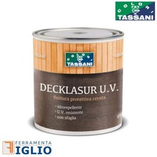 Vernice Finitura Protettivo Cerata Antigoccia per Legno DECKLASUR U.V. TASSANI