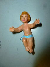 STATUINE PRESEPE gesu' bambino   ANNI 60 in plastica dura senza culla