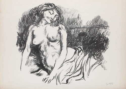 Renato guttuso donna nuda - renato,