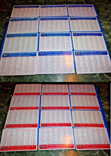 Calendario tascabile plastica