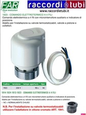 Testina comando attuatore