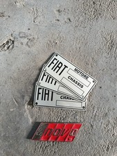 targhetta identificativa fiat