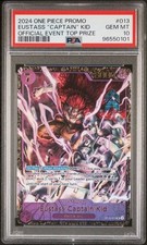 2024 One Piece Promo Evento Ufficiale Top Prize #013 Eustass Captain Kid PSA 10