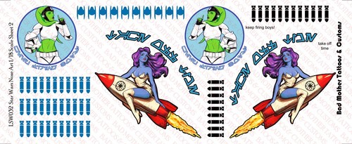 Foglio decalcomanie scivoli - foglio, 2