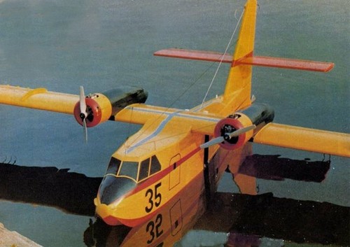 Canadair 215 water bomber - canadair,