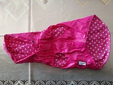 CAPPOTTINO PER CANI- TAGLIA 25- Con Velcro, Antipioggia- Cani Amici- Quasi Nuovo