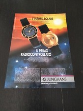 1993 JUNGHANS SOLAR 1 MEGA RADIOCONTROLLATO WATCH OROLOGIO PUBBLICITA VINTAGE AD