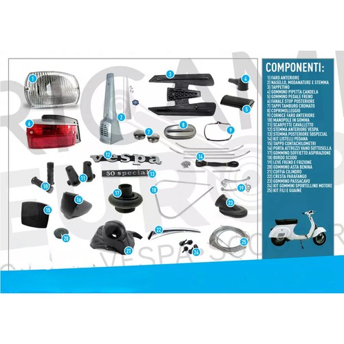 Kit restauro completo ricambi - completo,