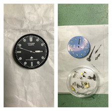 Vintage Divers Citizen 3802-3801 Quadranti Movimenti Casse per Parti Di Ricambio