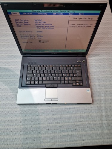 Portatile sony vaio - portatile, vgn-bx51vn