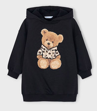 Abito Mayoral Girls vestito felpa con cappuccio 4928 nuovo H/W 2025 taglia 134/9 Y