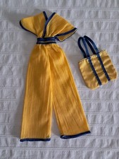 MOLTO RARA 1979 Tuta+borsa Barbie Fashion Collectibles #2782 Mattel-NO DOLL