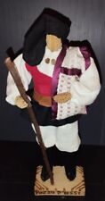 Bambola Sarda Pozzu D'Ussi Sassari  in legno/tessuto/sughero LEGGI DESCRIZIONE 
