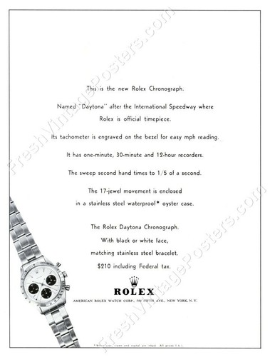 Orologio rolex daytona - daytona, 1965