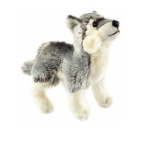 Anima 1714 Lupo Grigio 20Cm Peluche Giocattolo Anima