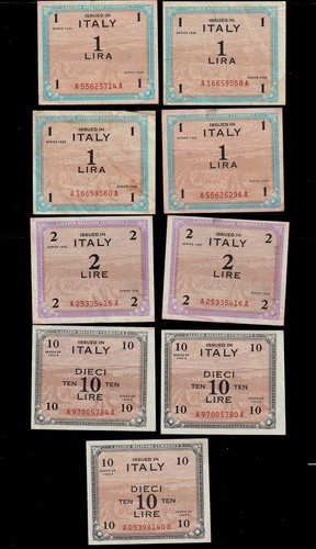 Wwii 1943 italia - wwii, moneta