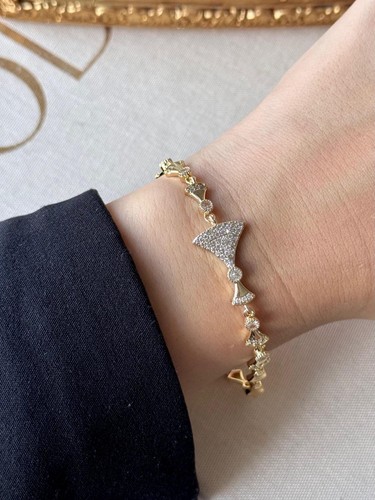 Bracciale ventaglio oro giallo