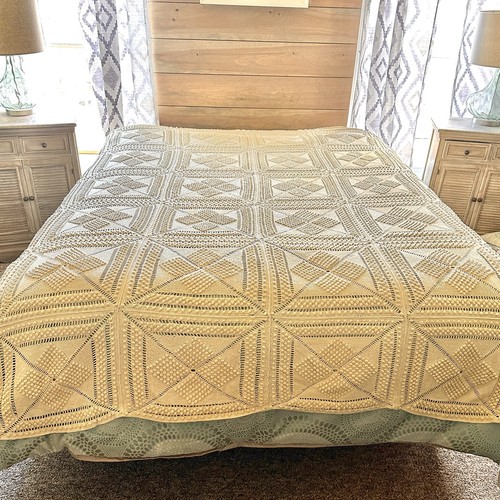 Copriletto vintage fatto - , a