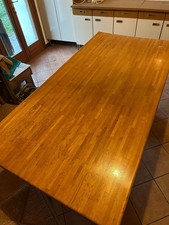 Tavolo castagno naturale massello con 8 sedie