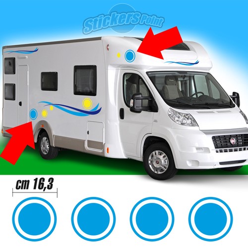 Adesivi stickers camper per - 4,