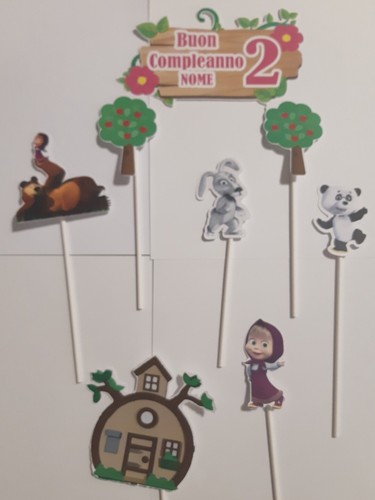 Cake topper masha - , e
