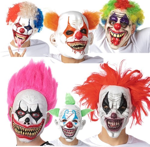 Maschera pagliaccio halloween - maschera,