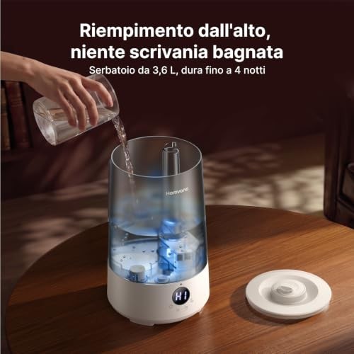 Homvana umidificatore - 3.6l,