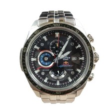 Orologio Cronografo Casio Edifice Red Bull Racing Japan Funzionante Calibro Metallo
