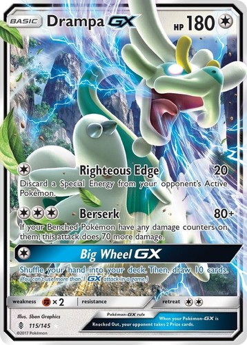 Drampa 115 145 - 115/145, pokemon