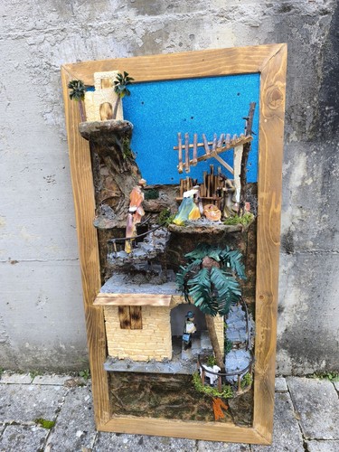 Presepe artigianale quadro - artigianale,