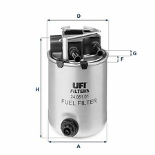 Filtro Carburante Gasolio UFI