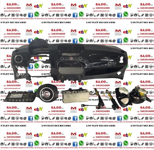 Kit airbag cruscotto - airbag, completo