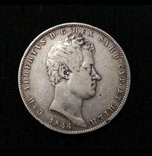 Regno sardegna 5 lire - regno, di