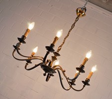 Lampadario in ottone