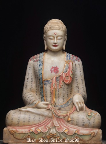 Statua scritta buddha - statua,
