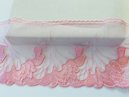 Bordo tulle pizzo - tulle, in