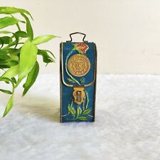 1920s Vintage Perfume Water Borsetta Forma Litho Latta Scatola Germania Decorate
