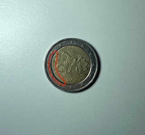 Moneta euro rara - euro, errore