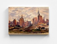 Quadro su tela moderno città