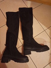 Stivale Donna Al Ginocchio In Camoscio N° 36 Usato