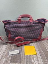 Auth Fendi Zucchino Canvas x